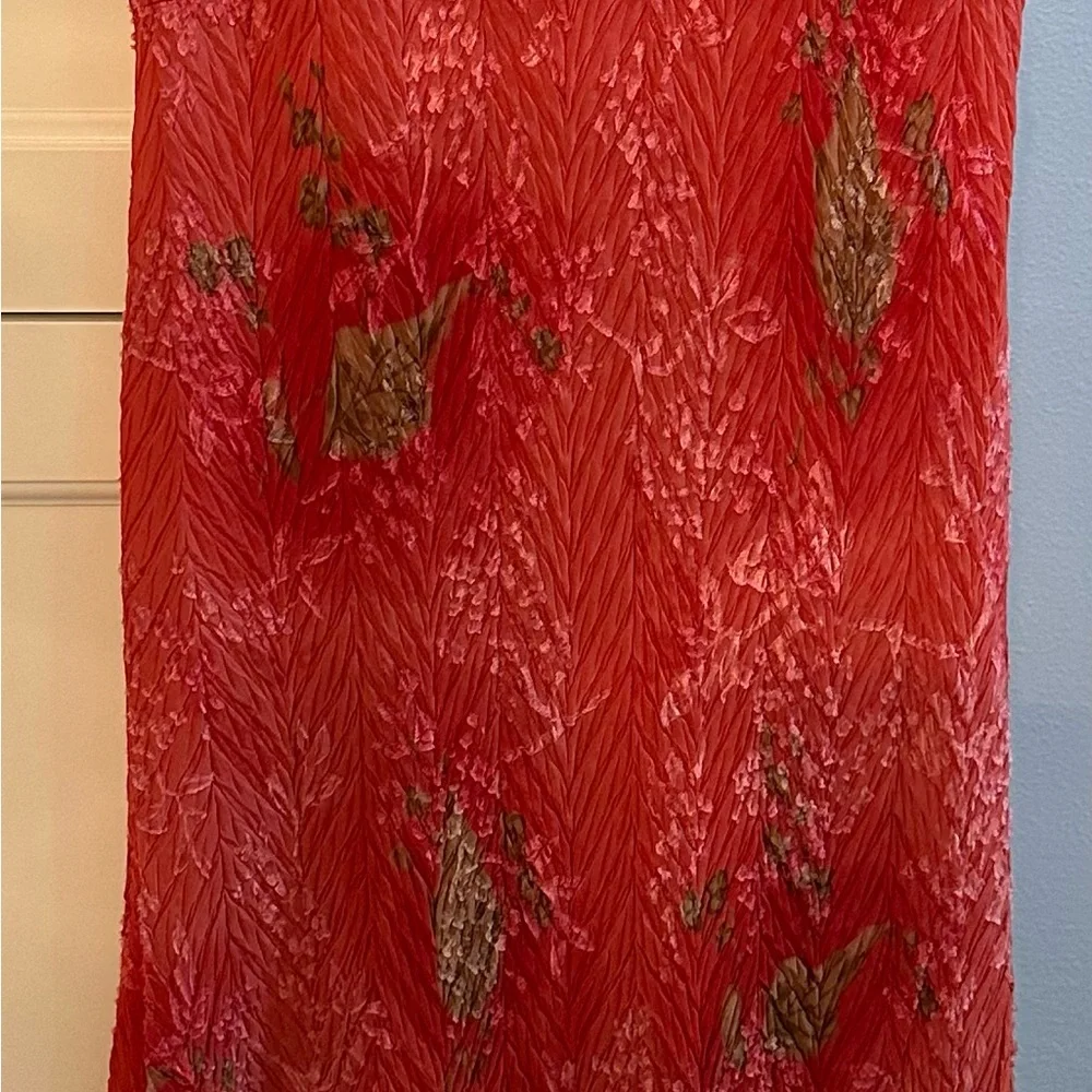 Maxi dress komarov. Large. Coral evening cruise wear - Picture 4 of 7